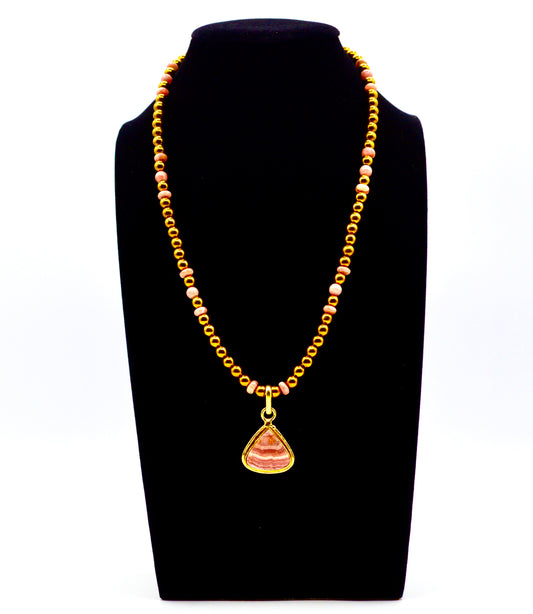 Rhodochrosite • Necklace of Nobility (Small Face)