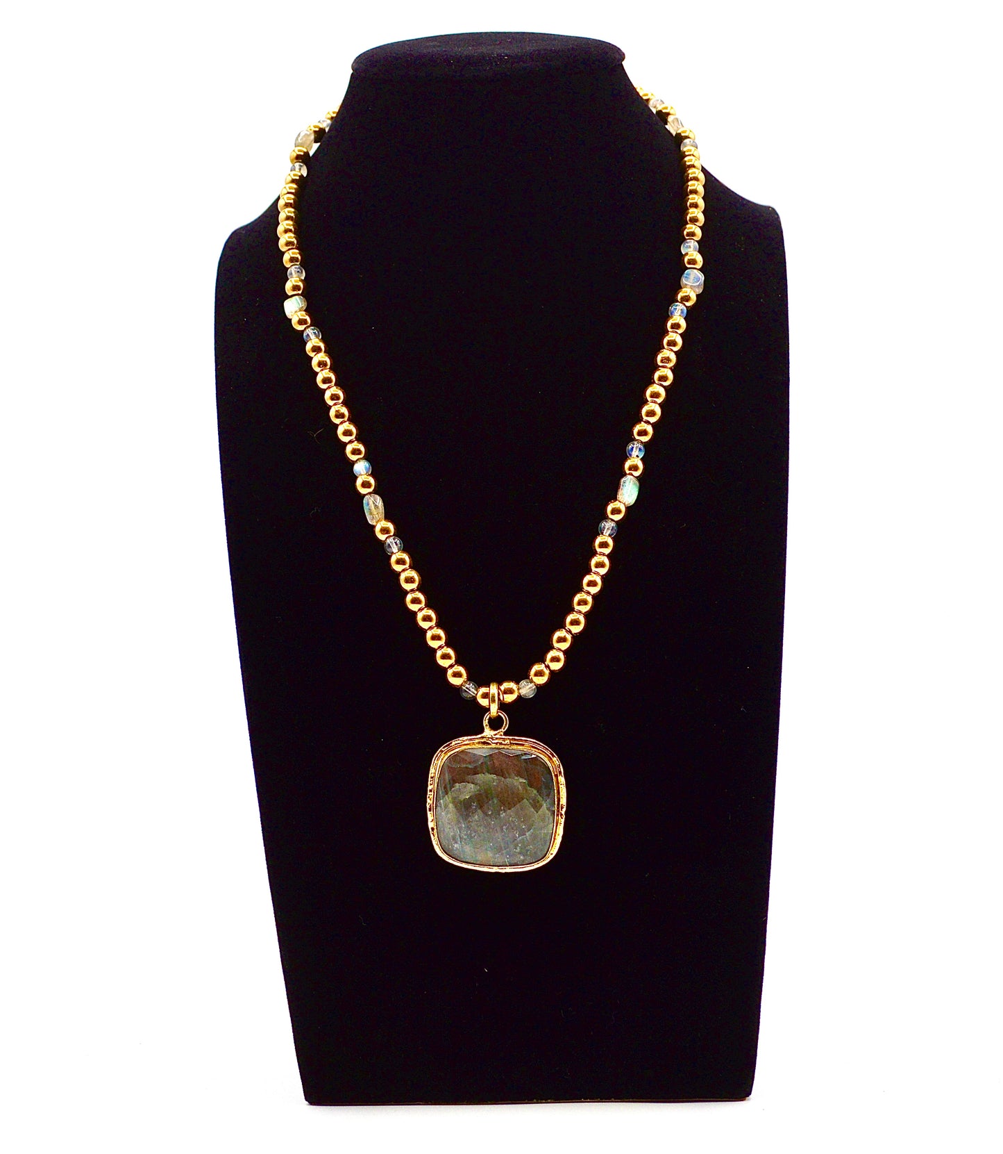 Labradorite • Necklace of Nobility (Big Face)