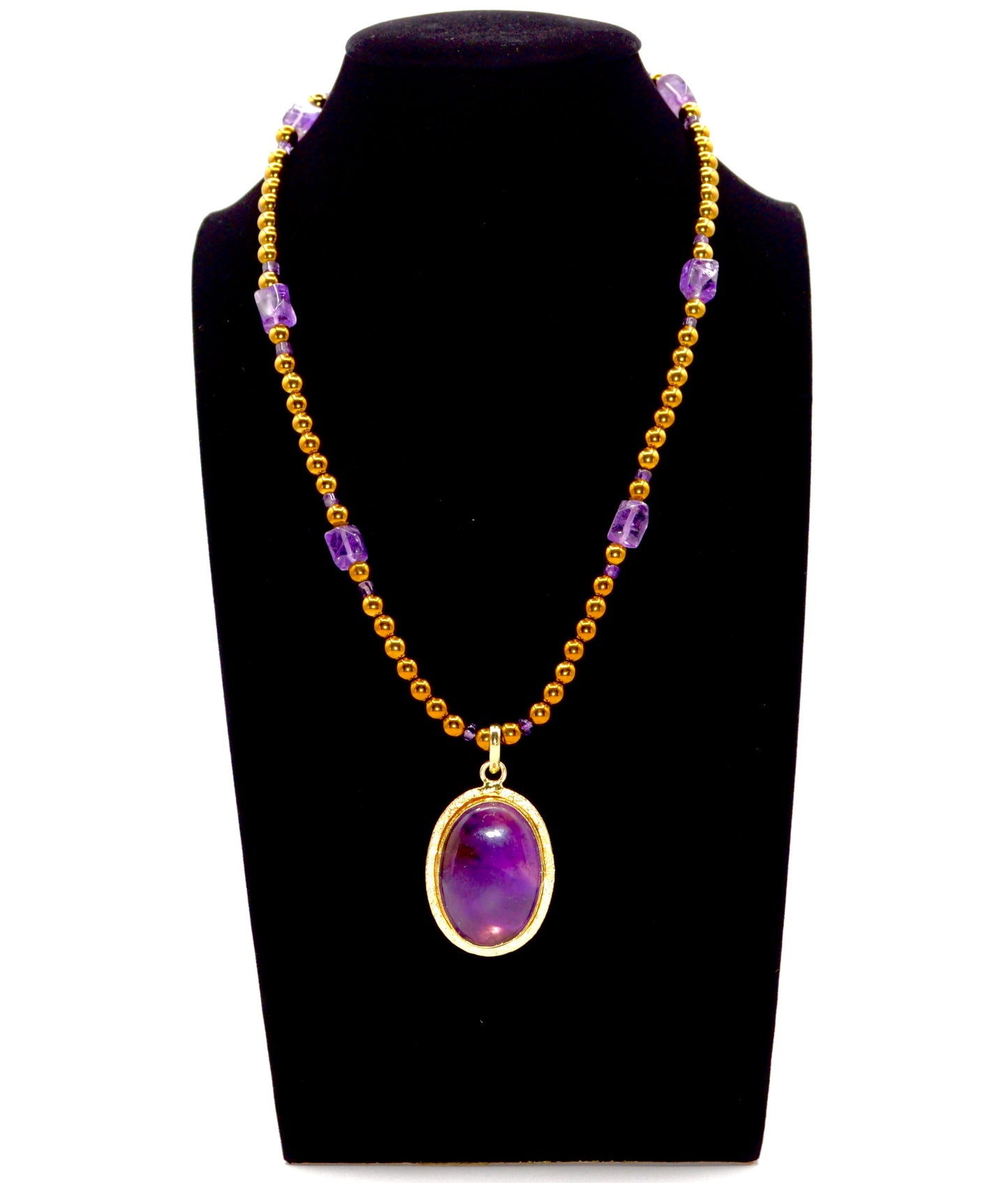 Amethyst • Necklace of Nobility (Big Face)