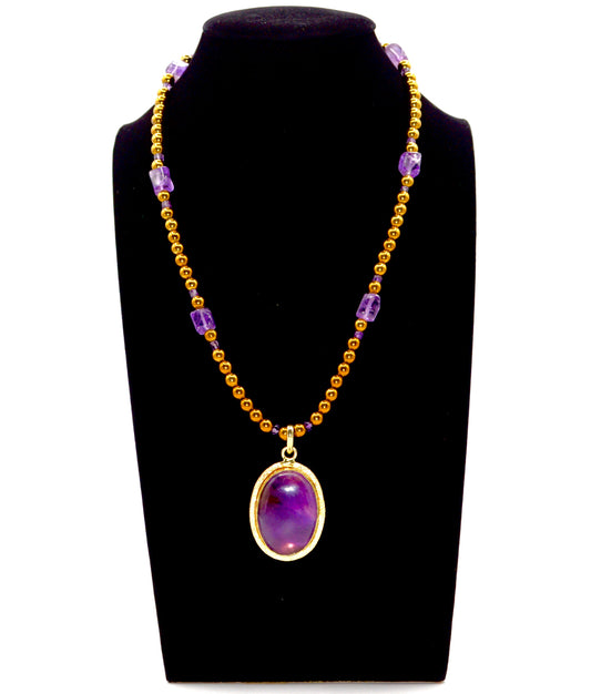 Amethyst • Necklace of Nobility (Big Face)