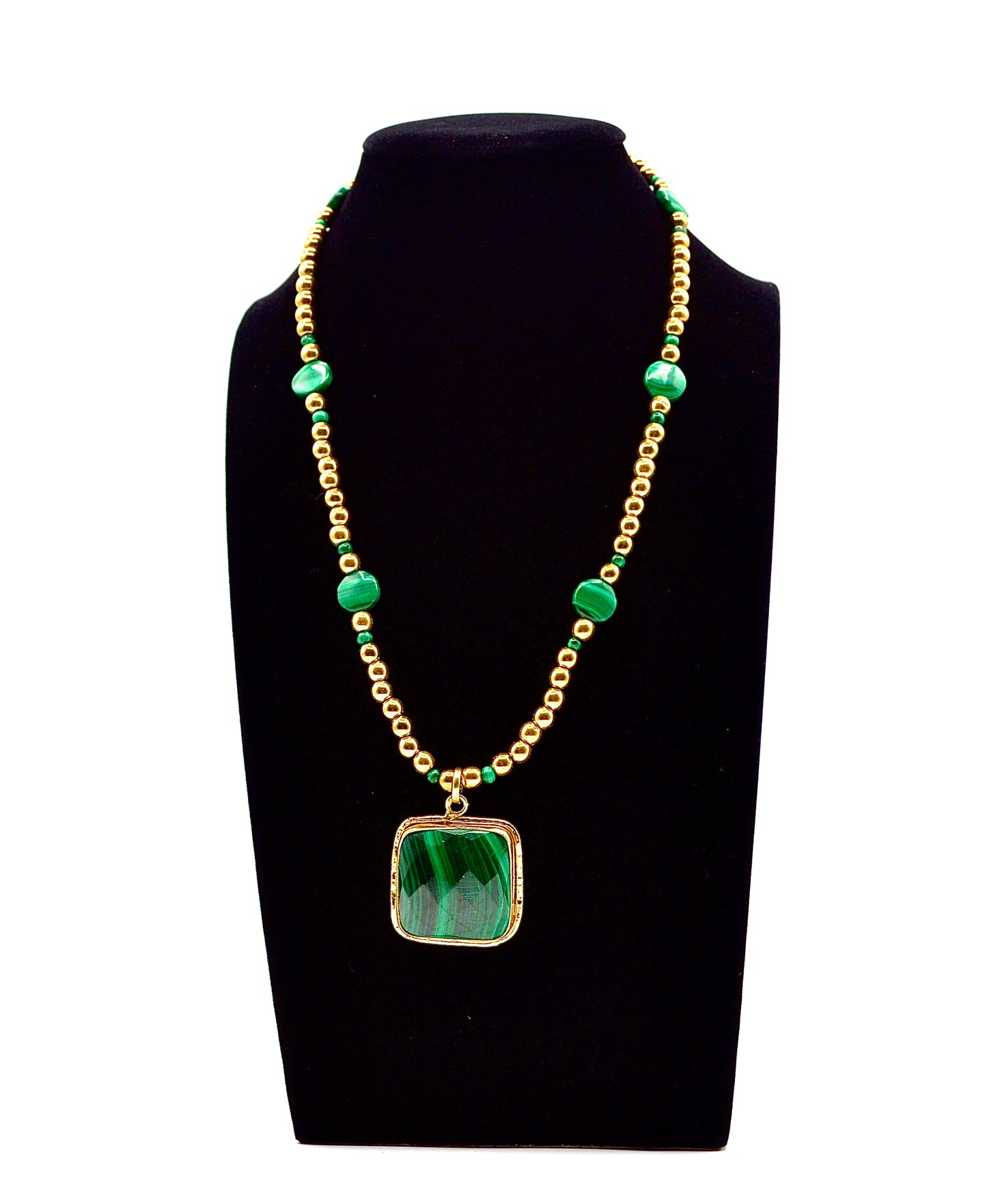 Malachite • Necklace of Nobility (Big Face)